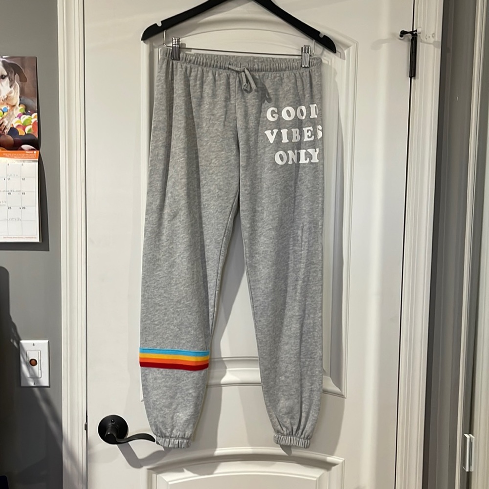 Spiritual Gangster sweats pants. Gently used. Soft tri-blend terry, Comfortable